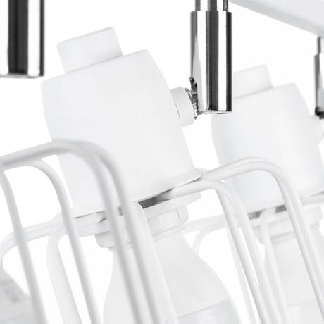 BELUCI 3 plafond blanc + 3x ampoule LED E14 4000K Froid 7.5W 680lm