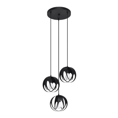 Lampe pendante TULOS 3P noir
