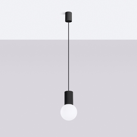 Lampe suspendue HALO 1 noir
