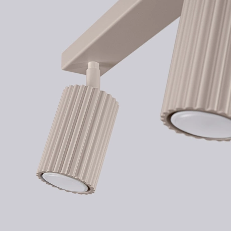 Plafonnier KARBON 3L taupe