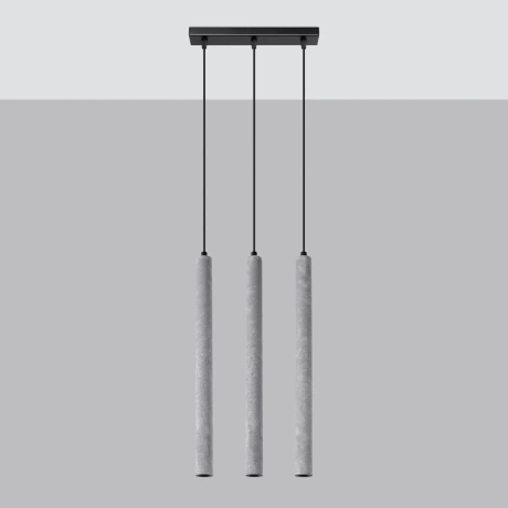Lampe suspendue PASTELO 3L béton