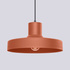 Lampe suspendue BILO rouge ocre