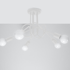Lustre LOOP 5 blanc