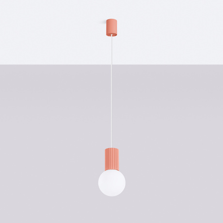 Lampe pendante HALO 1 peach