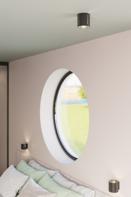 Plafond INEZ noir + 1x ampoule LED G9 4000K Cold 4.5W 530lm