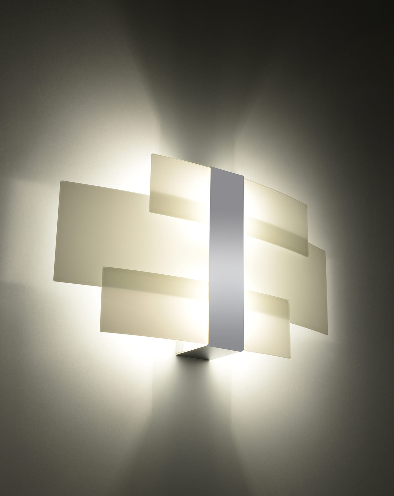 Applique CELIA chrome + 2x ampoule LED G9 3000K Warm 4.5W 510lm