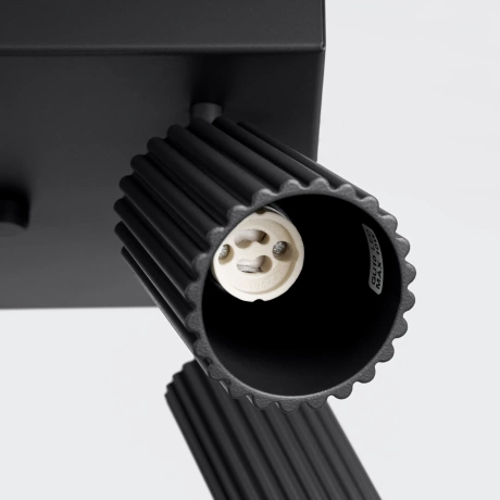 Plafonnier KARBON 4 noir