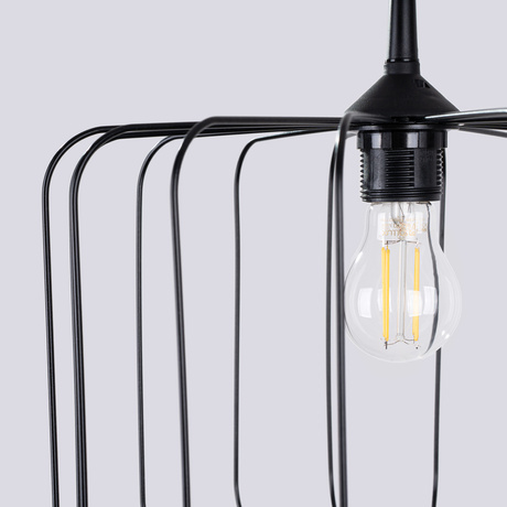 Lampe suspendue SKAAR noir