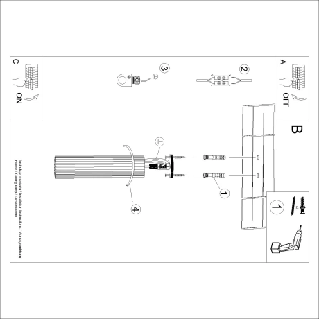 Plafonnier KARBON 40 taupe