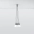 Lampe suspendue DIEGO 5 gris