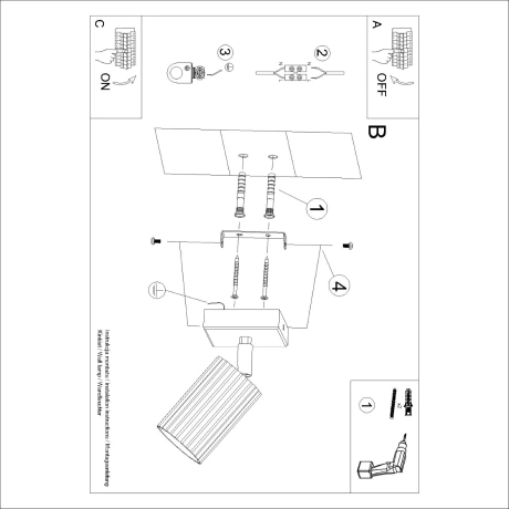 Applique KARBON rouge ocre
