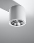 Plafond TIUBE blanc + 1x ampoule LED GU10 AR111 3000K Warm 12W 800lm