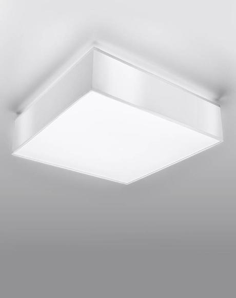 Plafond HORUS 25 BLANC + 1x ampoule LED E27 4000K Froid 7.5W 650lm