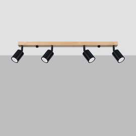 Plafonnier VERDO 4 noir