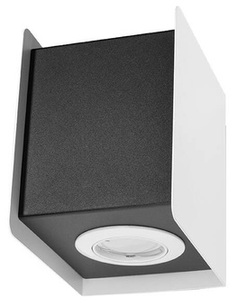 Applique STEREO 1 noir/blanc