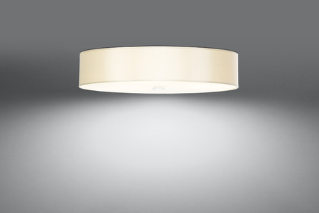 Plafond SKALA 70 blanc + 6x ampoule LED E27 3000K Warm 7.5W 620lm