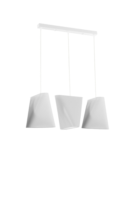 Lustre BLUM 3 blanc + 3x ampoule LED E27 4000K Froid 7.5W 650lm