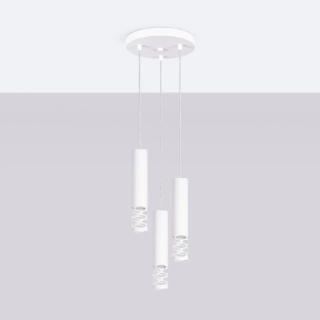 Lampe suspendue LIRO 3P blanc