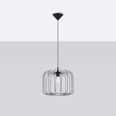 Lampe suspendue SKAAR noir