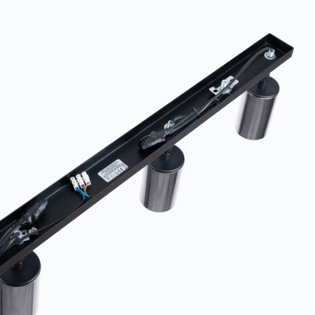 Plafonnier WINX 4L noir/chrome