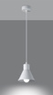 TALEJA 1 lampe suspendue blanche [E27] + 1x ampoule LED E27 4000K froide 7,5W 650lm