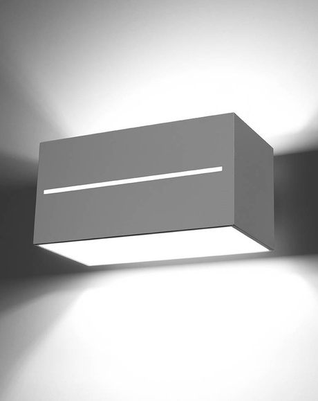 Applique LOBO MAXI blanc + 2x ampoule LED G9 4000K Froid 4.5W 530lm