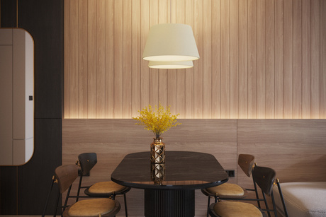 Lustre CONO 45 blanc + 3x ampoule LED E27 3000K Warm 7.5W 620lm