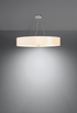 Lustre SKALA 90 blanc + 6x ampoule LED E27 4000K Froid 7.5W 650lm