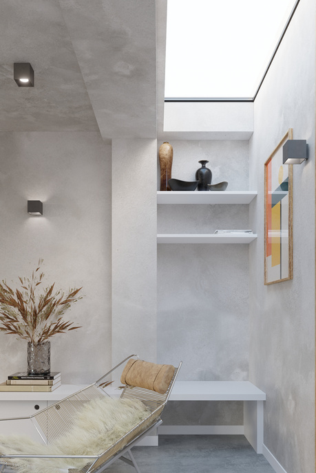 Applique QUAD 1 anthracite + 1x ampoule LED G9 4000K Cold 4,5W 530lm