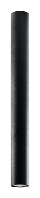 Plafond LAGOS 60 noir + 1x ampoule LED GU-10 4000K froid 7W 630lm