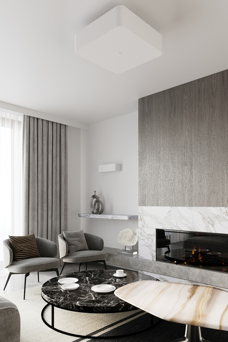 Applique LOKKO blanche + 2x ampoule LED E27 3000K Warm 7.5W 620lm