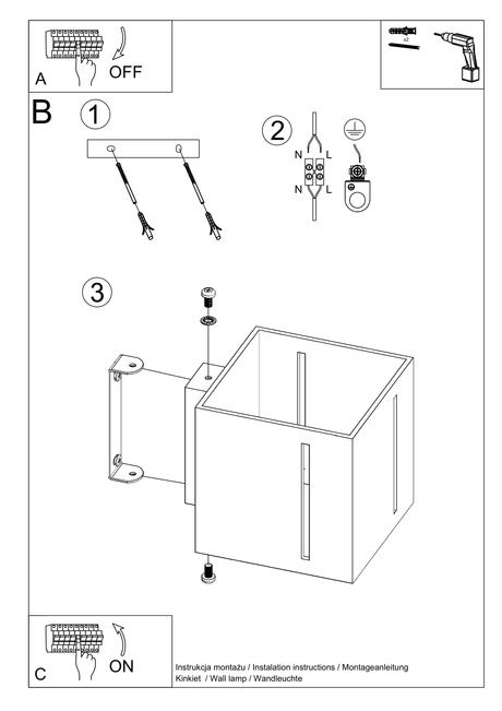Applique PIXAR blanche + 1x ampoule LED G9 3000K Warm 4.5W 510lm