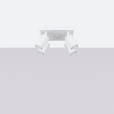 Plafonnier KARBON 4 blanc