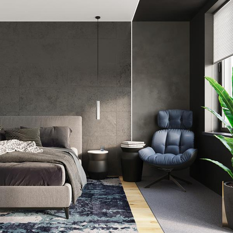 LUVO 1 lampe suspendue + 1x ampoule LED 7W GU-10 3000K chaude 620lm