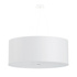 Lustre OTTO 70 blanc + 6x ampoule LED E27 3000K Warm 7.5W 620lm