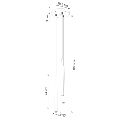 Lampe à pied BLISS 3P noir