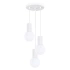Lampe suspendue HALO 3P blanc