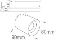 OLAM blanc LED 3000K 10W/15W/20W 1200lm/1800lm/2400lm