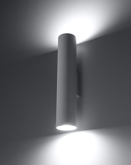 Applique LAGOS 2 blanche + 2x ampoule LED GU-10 4000K froide 7W 630lm