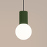 Lampe pendante HALO 1 vert olive