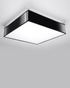 Plafond HORUS 55 BLACK + 4x ampoule LED E27 3000K Warm 7.5W 620lm
