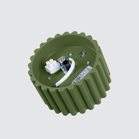 Plafonnier AURA 1 vert olive Gx53