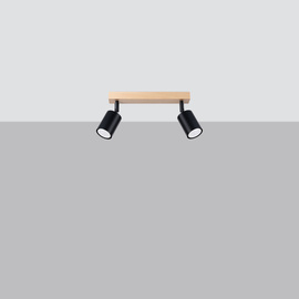 Plafonnier VERDO 2 noir