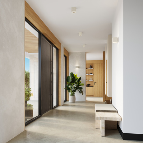 Plafonnier QUAD béton beige