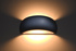PONTIUS applique murale en céramique grise + 1x ampoule LED G9 3000K Warm 4.5W 510lm