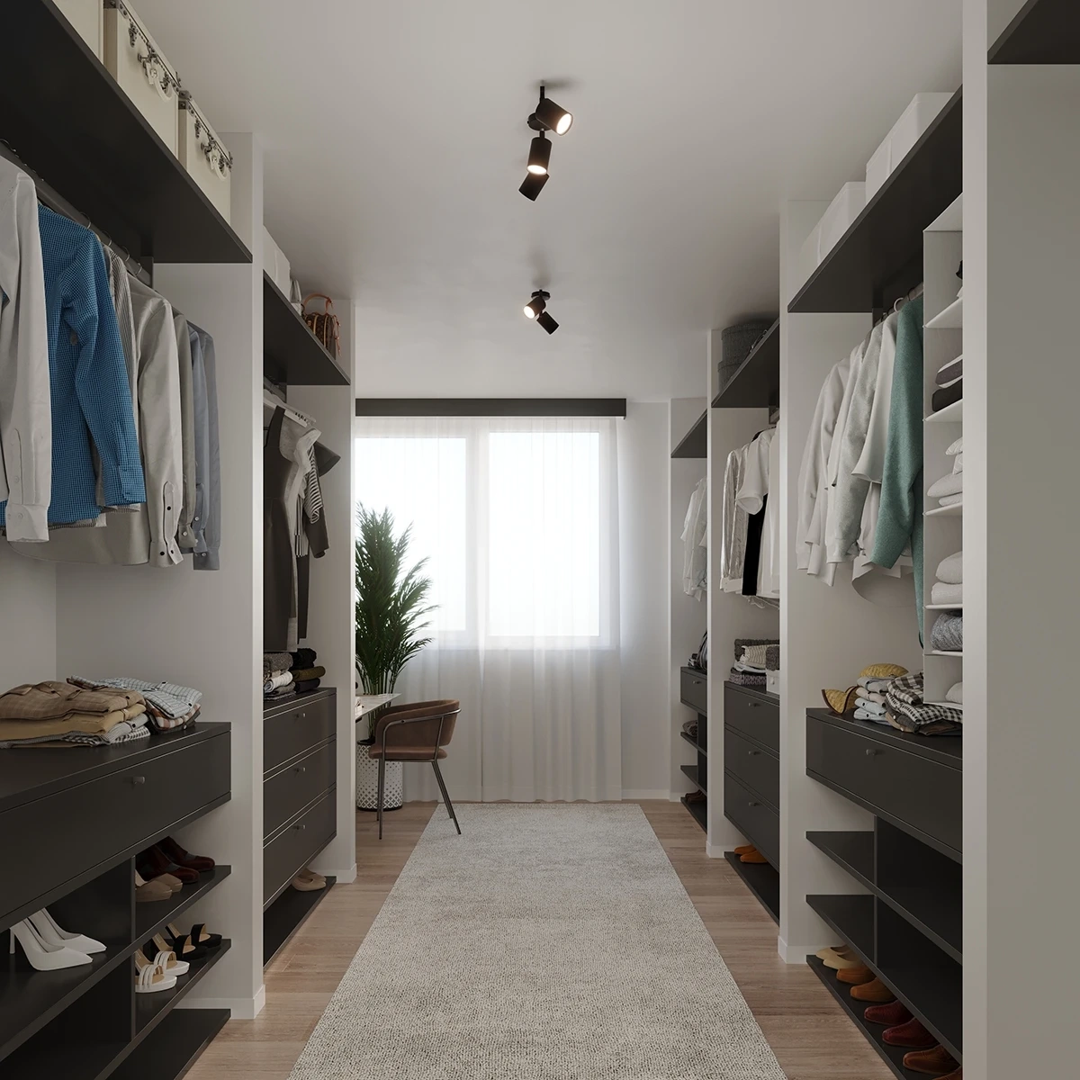 Plafonnier LEMMI 3 noir