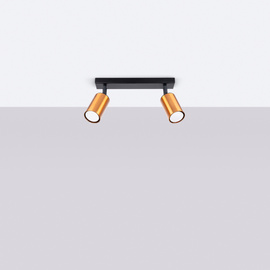 Plafonnier WINX 2 noir/cooper