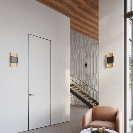 Applique DURLIN or/noir + 2x ampoule LED G9 4000K froide 4.5W 460lm