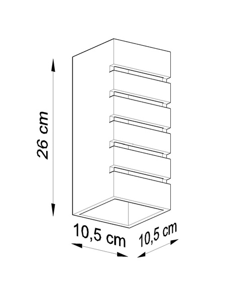 Applique en céramique SAMIR blanc + 1x ampoule LED E27 4000K Froid 7.5W 650lm