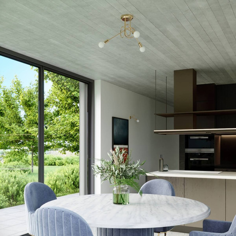 Applique SUPEŁ or brillant + 1X ampoule LED E27 3000K 7W 760lm